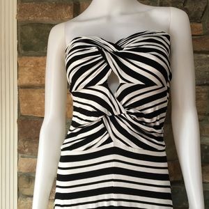 Felicity and Coco, black and white maxi dress